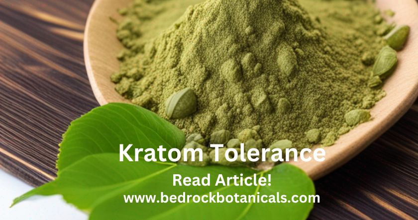 kratom tolerance-read on our bedrock botanicals blog