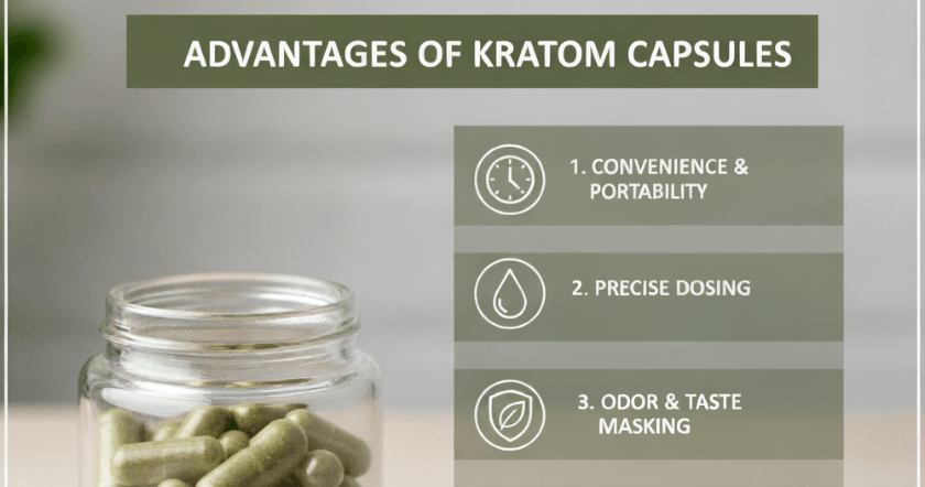 5 Advantages Of Taking Kratom Capsules Over Other Forms