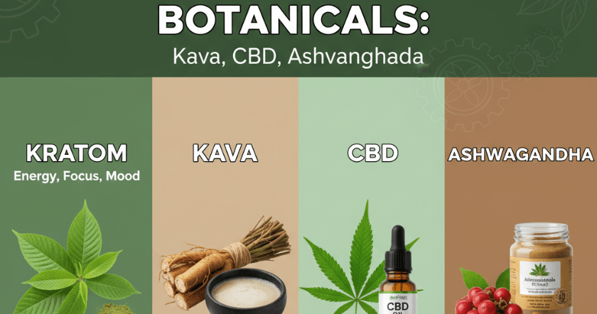 Kratom Vs Other Botanicals (Kava, CBD, Ashwagandha): Which Is Better For You?