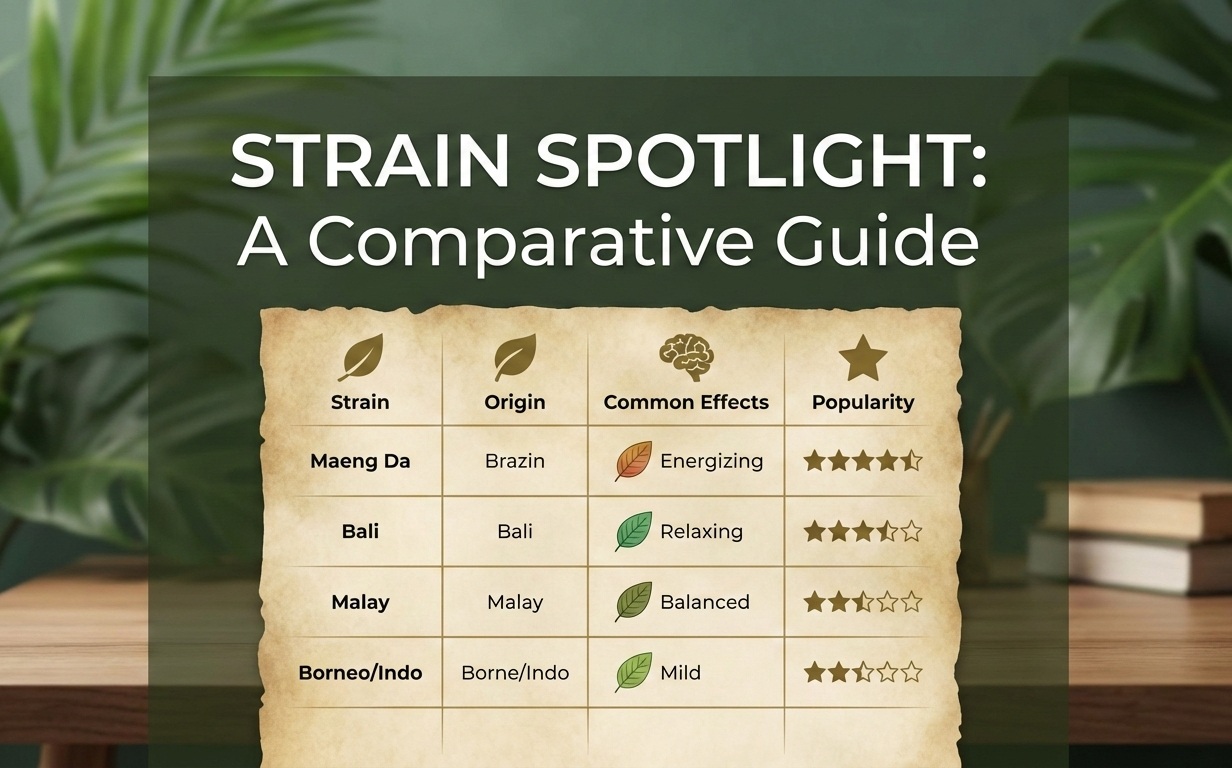 kratom strain guide