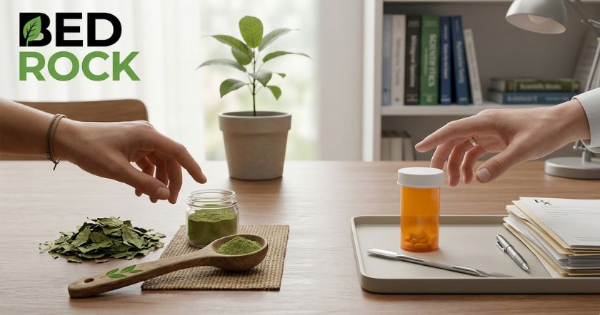 Kratom vs Adderall- read complete blog on bedrock botanicals