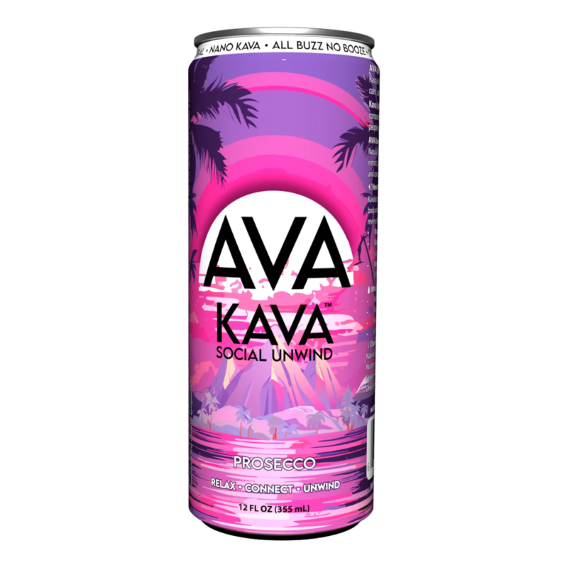 Ava Kava Prosecco nano kava seltzer 12oz can