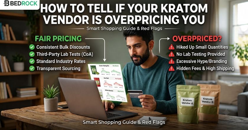 How To Tell If Your Kratom Vendor Is Overpricing You-read on bedrockbotanicals.com