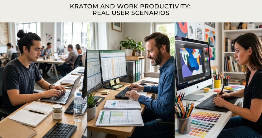 kratom and work productivity- read here on bedrockbotanicals.com